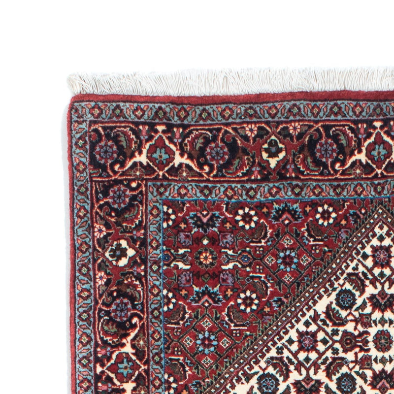 Tapis de couloir Tapis persan - Bidjar - 214 x 83 cm - rouge clair