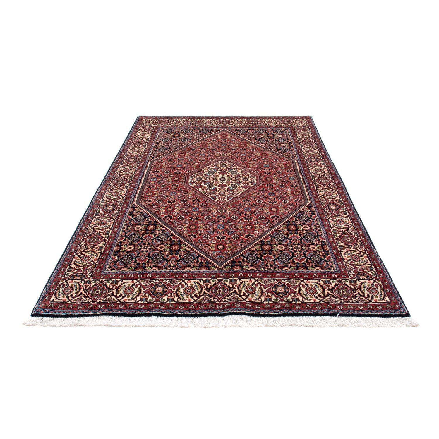 Tapis persan - Bidjar - 210 x 136 cm - rouge