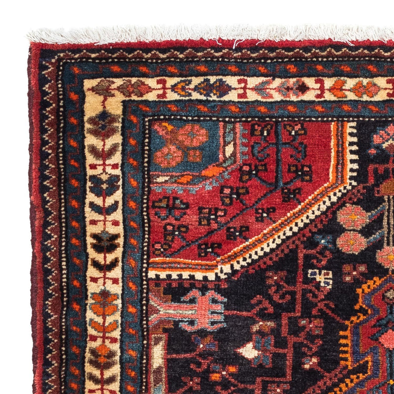 Tapis persan - Nomadic - 127 x 90 cm - rouge foncé
