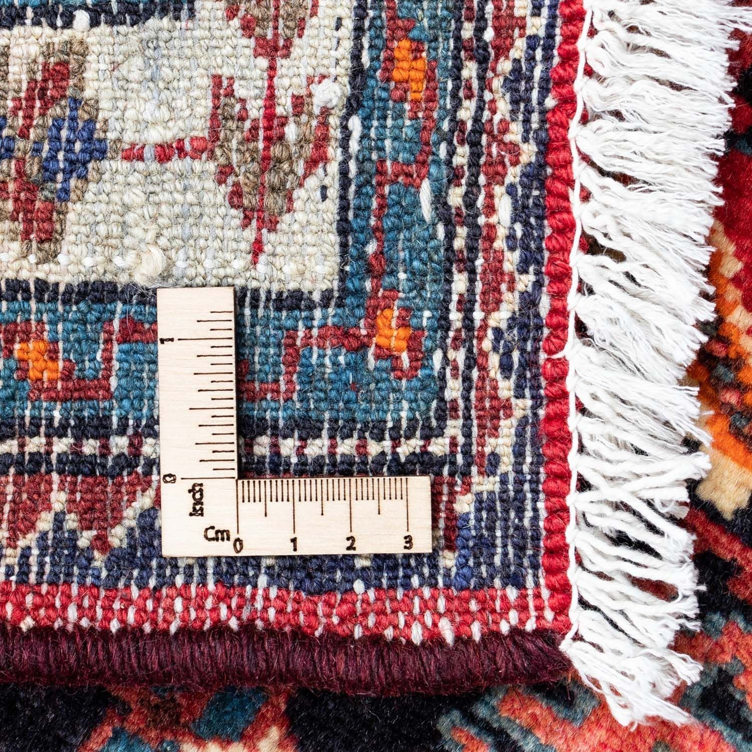 Tapis persan - Nomadic - 127 x 90 cm - rouge foncé