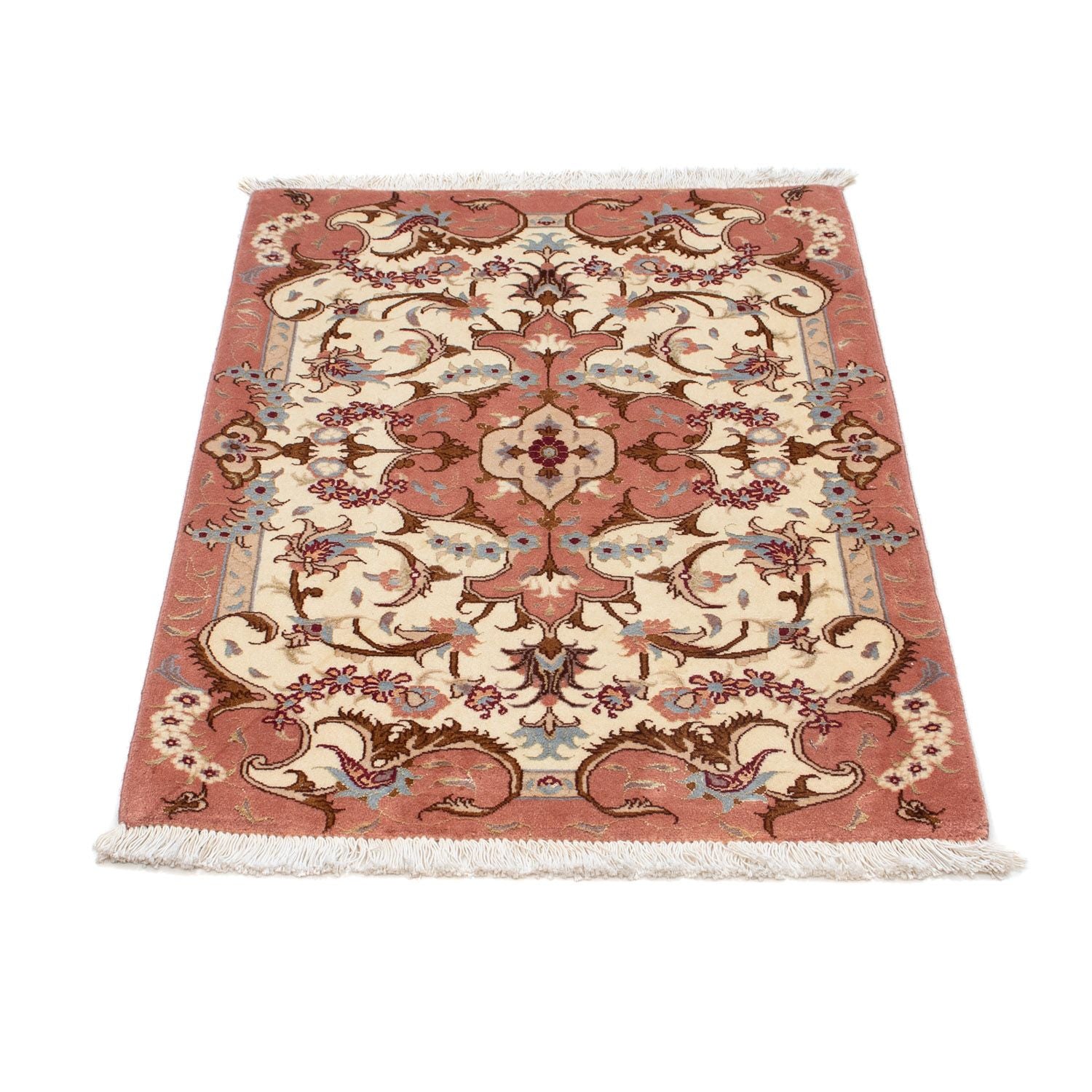 Tapis persan - Tabriz - Royal - 90 x 61 cm - beige