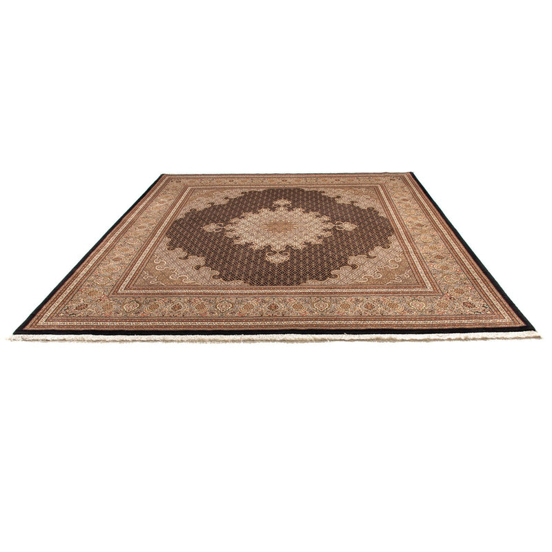 Tapis persan - Tabriz - 270 x 252 cm - bleu foncé
