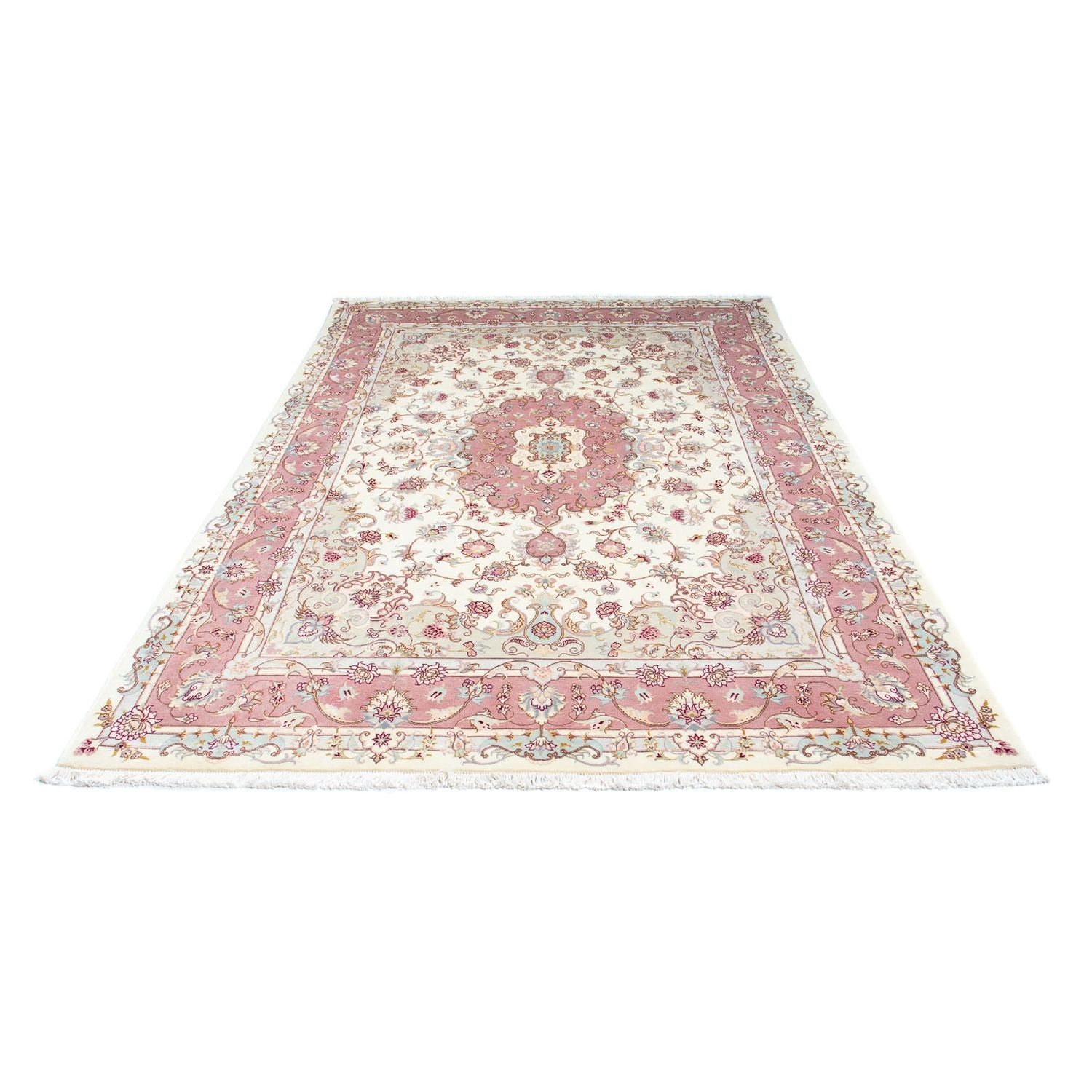 Tapis persan - Tabriz - Royal - 248 x 165 cm - beige