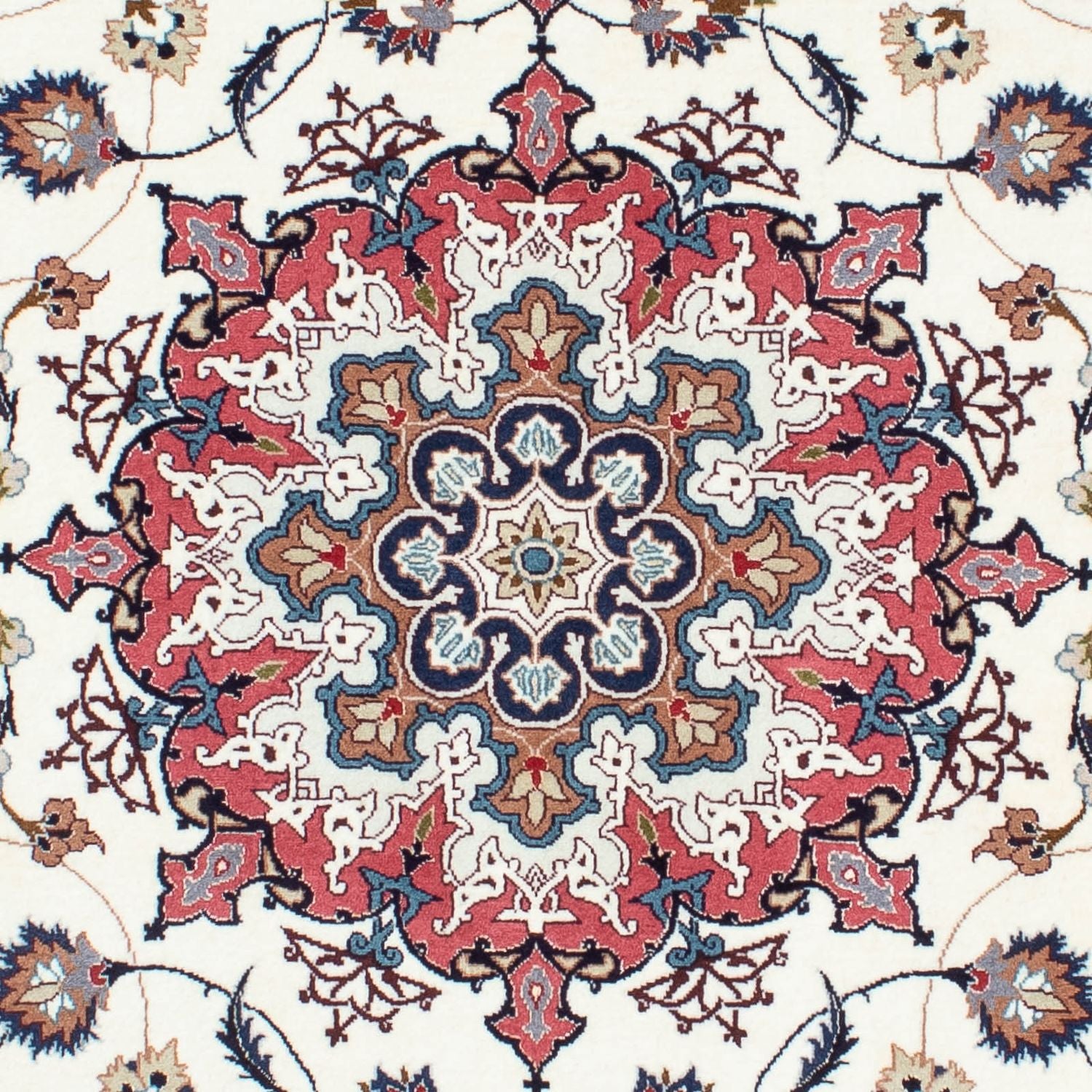 Tapis persan - Tabriz - Royal - 206 x 150 cm - beige