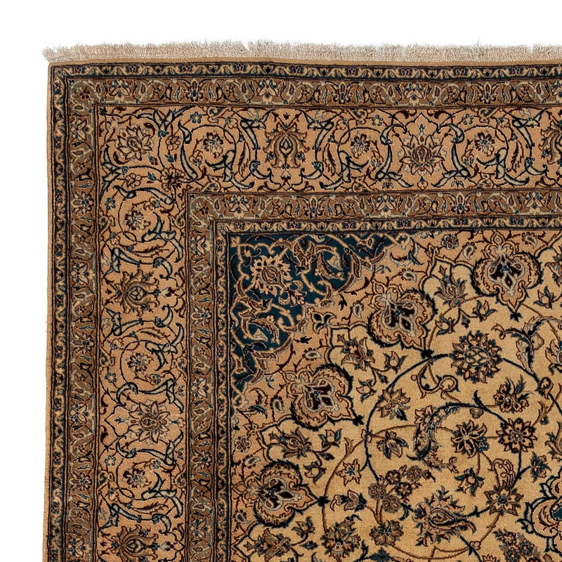 Tapis persan - Nain - Royal - 373 x 246 cm - beige foncé