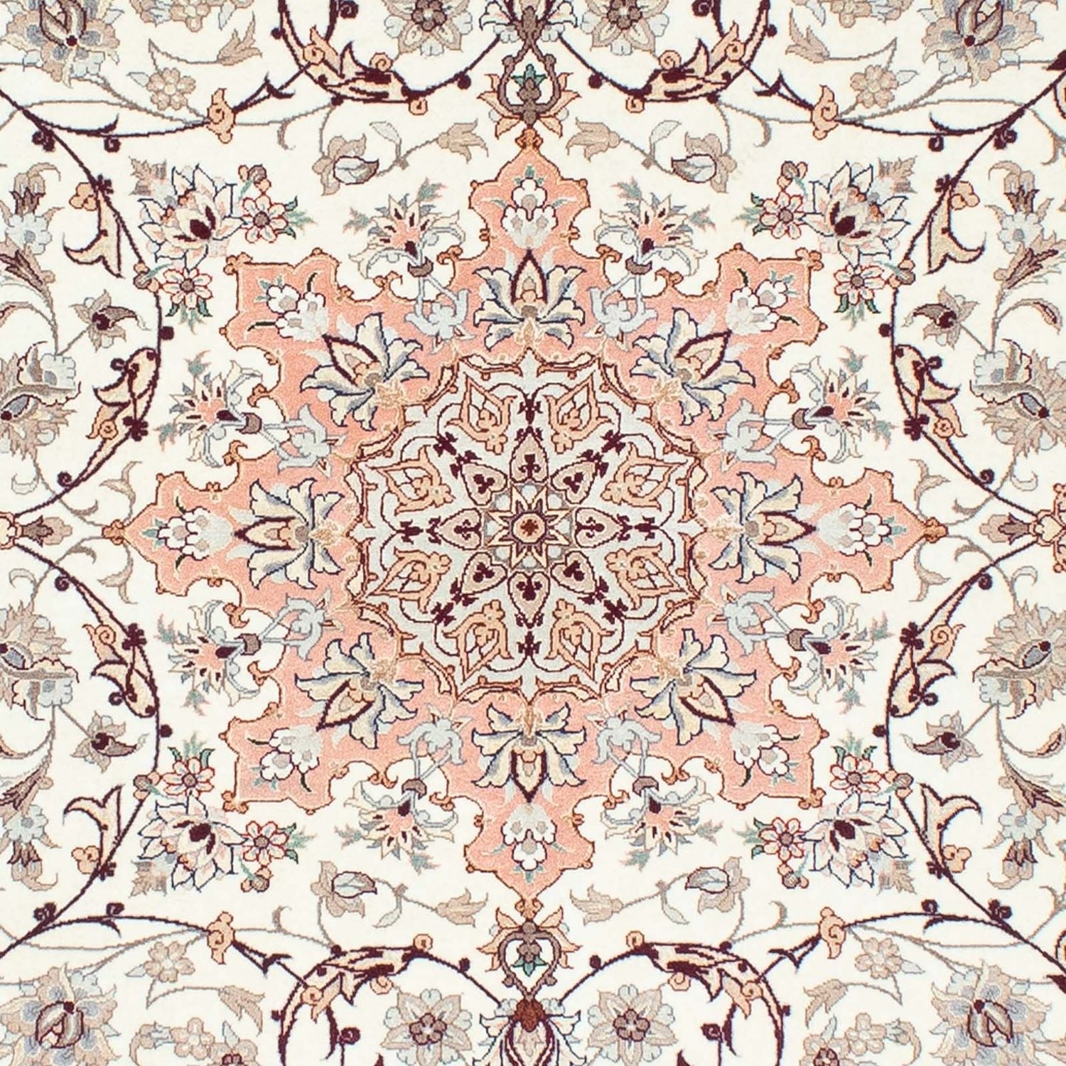 Tapis persan - Isfahan - Premium - 225 x 150 cm - beige