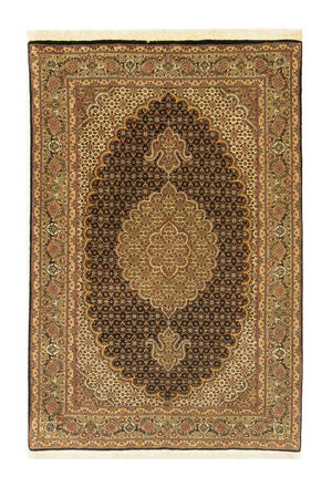 Tapis persan - Tabriz - Royal - 151 x 102 cm - bleu foncé