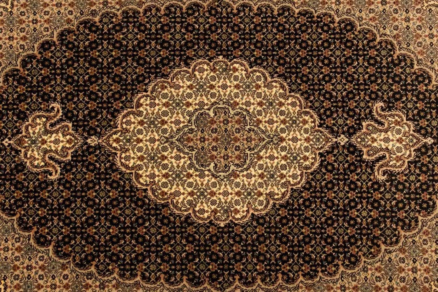Tapis persan - Tabriz - Royal - 150 x 102 cm - bleu foncé