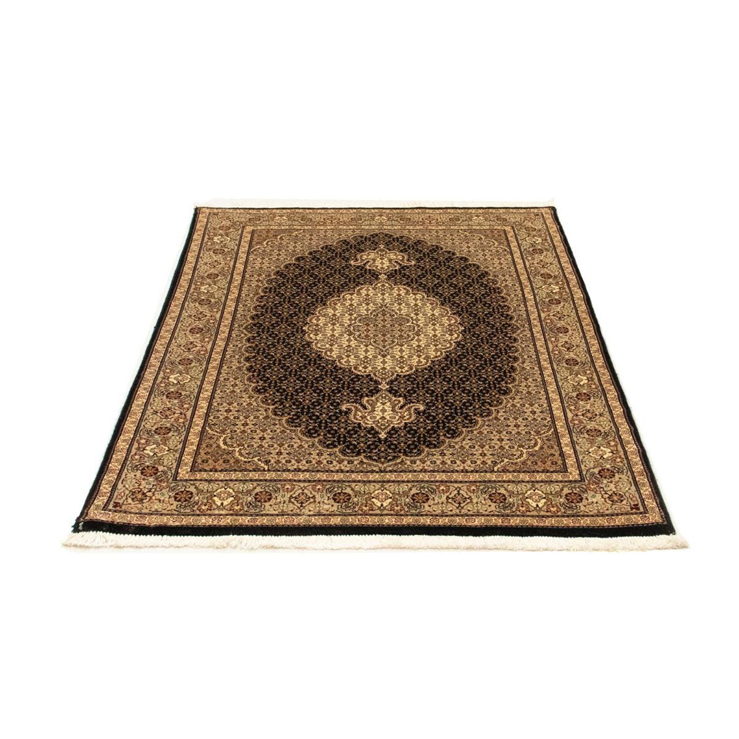 Tapis persan - Tabriz - Royal - 150 x 102 cm - bleu foncé
