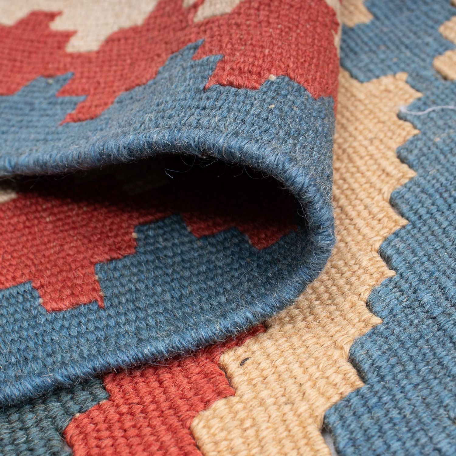 Tapis Kelim - Oriental - 183 x 124 cm - bleu