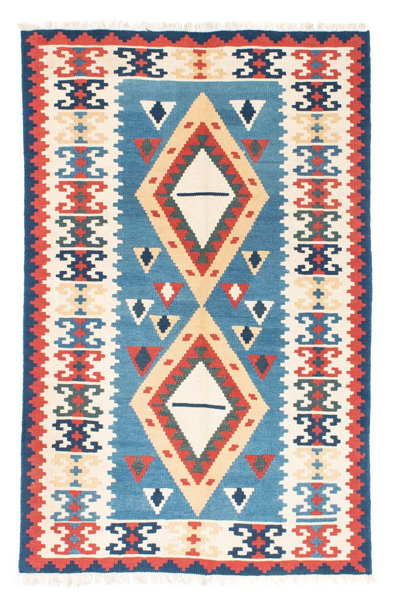 Tapis Kelim - Oriental - 183 x 116 cm - turquoise