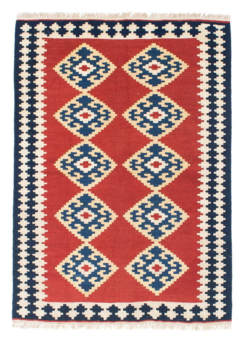 Tapis Kelim - Oriental - 148 x 108 cm - rouge