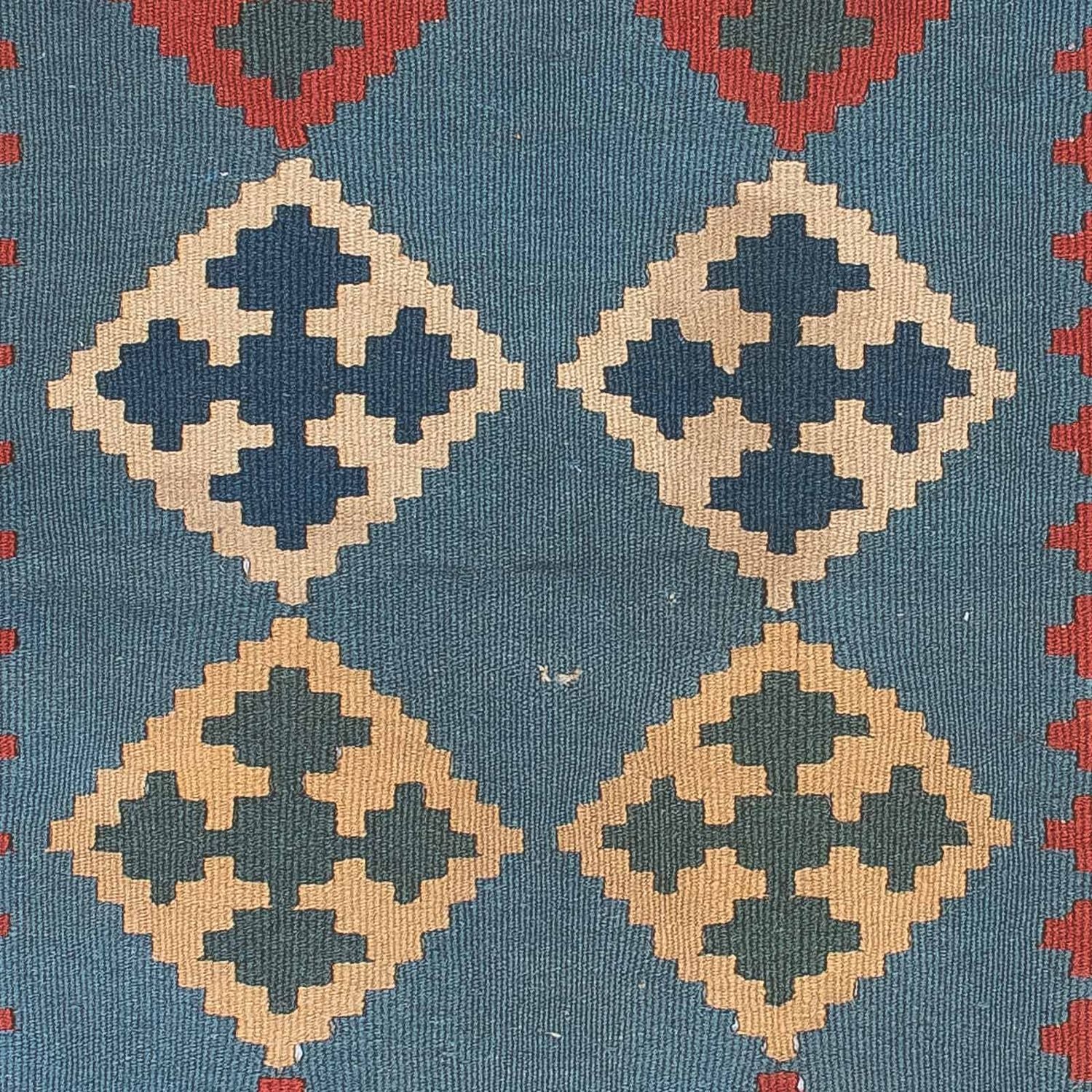 Tapis Kelim - Oriental - 171 x 118 cm - bleu