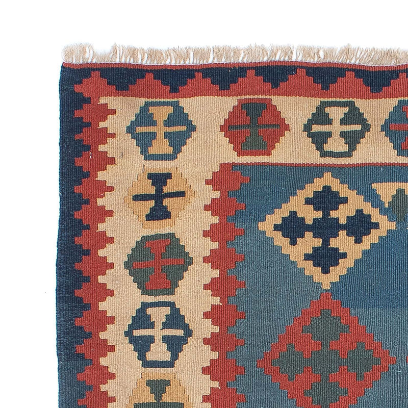 Tapis Kelim - Oriental - 171 x 118 cm - bleu