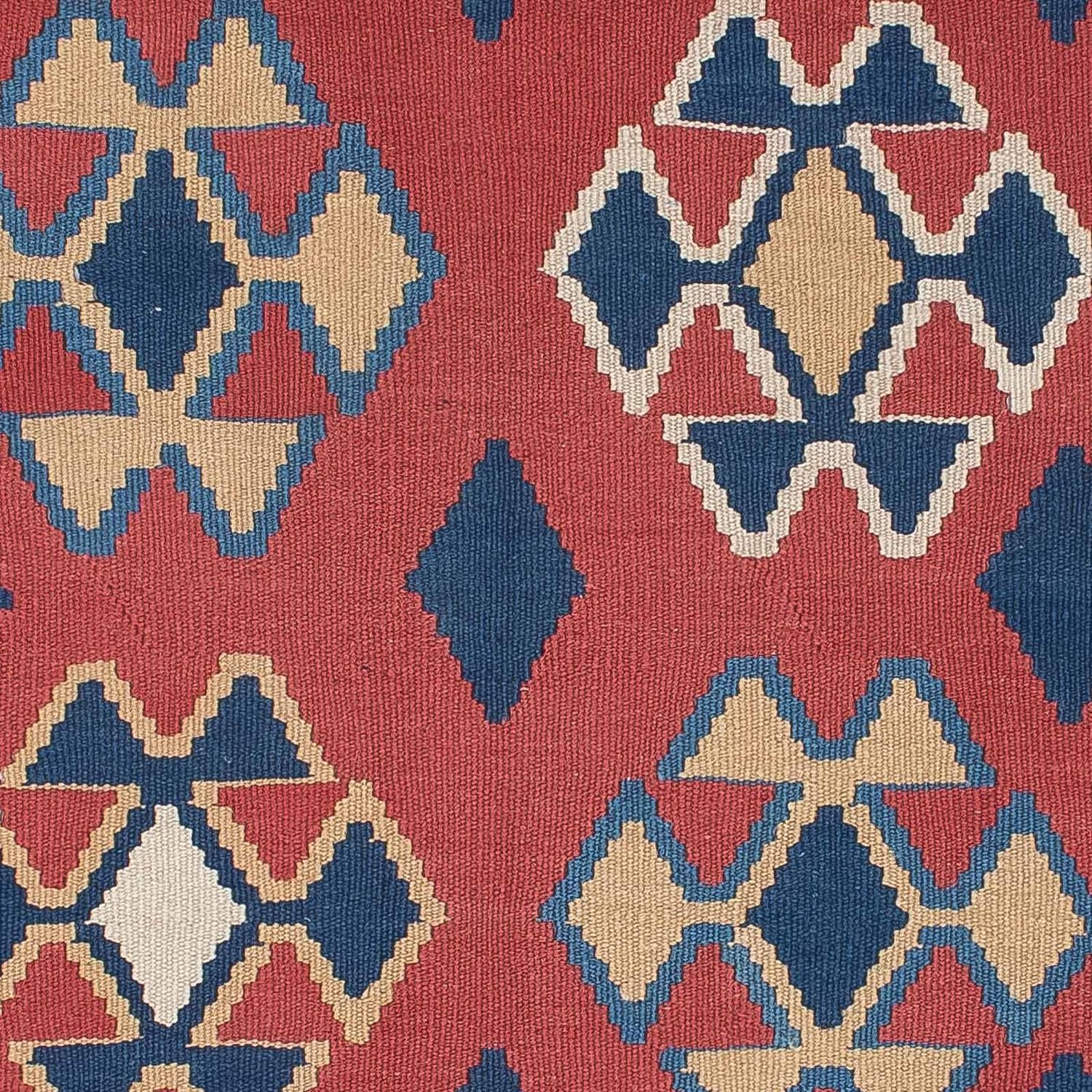 Tapis Kelim - Oriental - 180 x 120 cm - rouge foncé