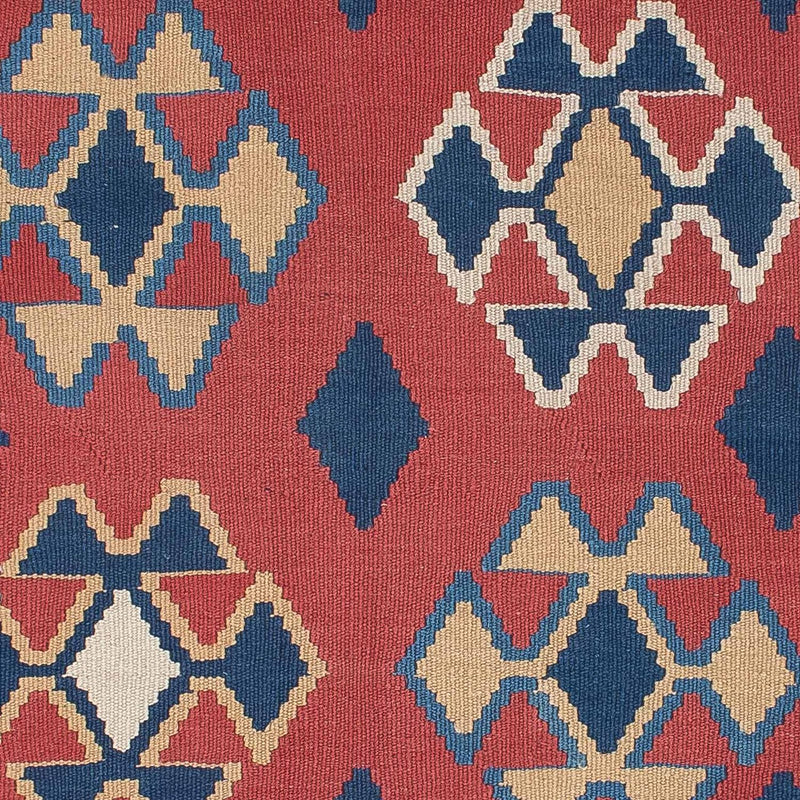 Tapis Kelim - Oriental - 180 x 120 cm - rouge foncé