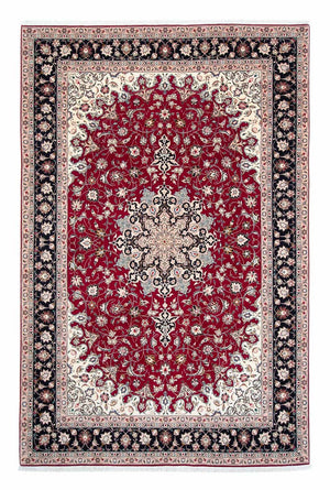 Tapis persan - Tabriz - Royal - 319 x 204 cm - rouge foncé