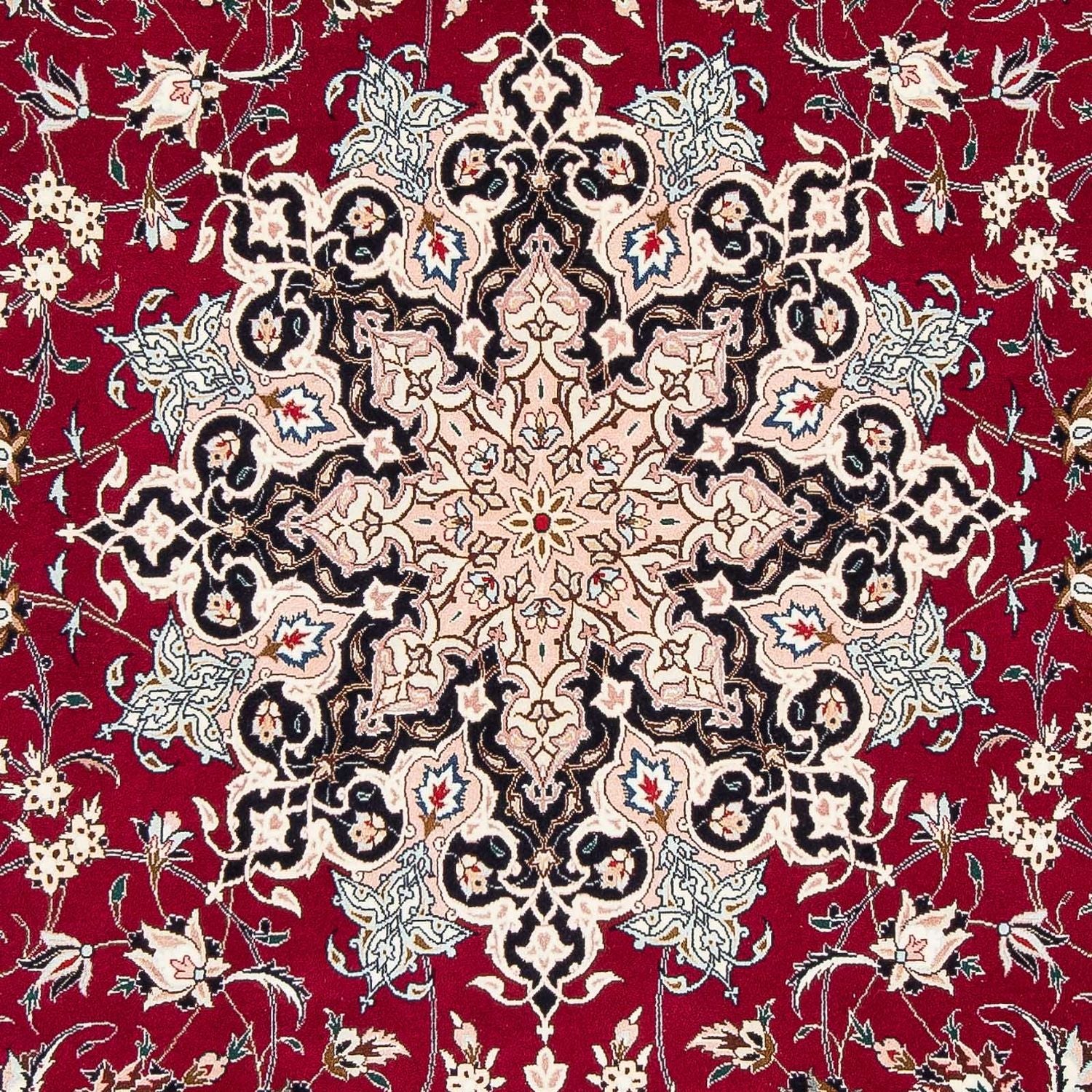 Tapis persan - Tabriz - Royal - 319 x 204 cm - rouge foncé