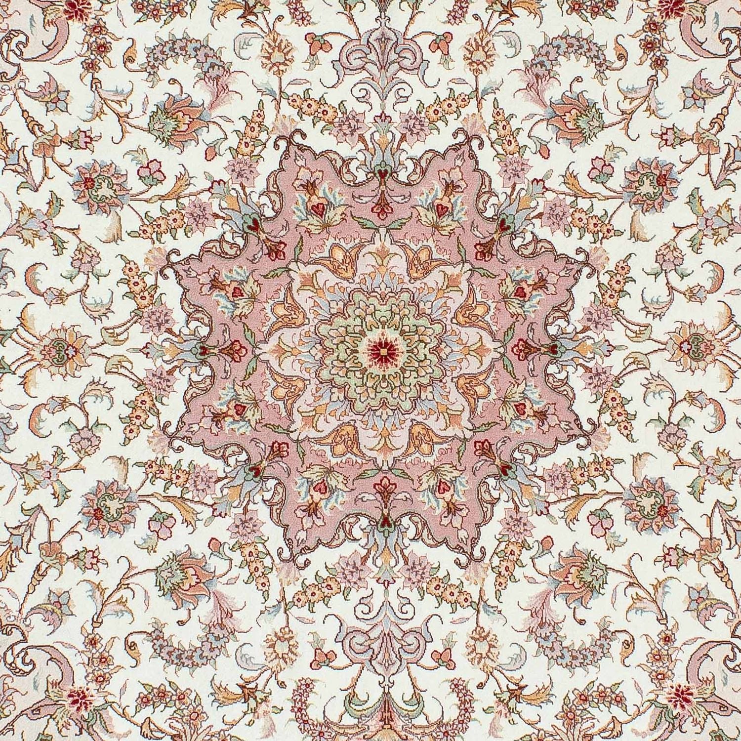 Tapis persan - Tabriz - Royal - 212 x 150 cm - beige