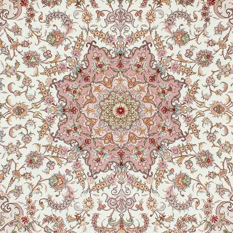 Tapis persan - Tabriz - Royal - 212 x 150 cm - beige