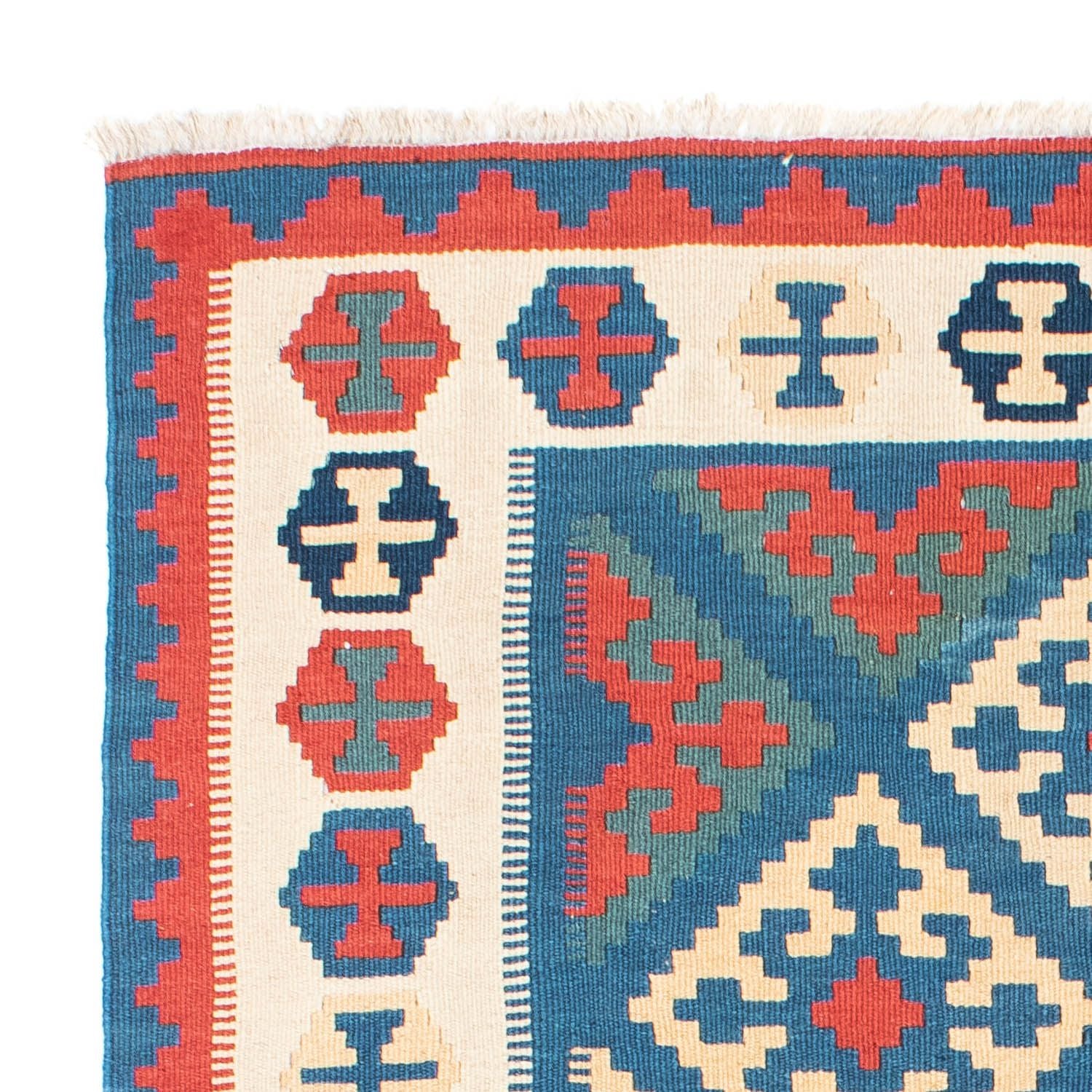 Tapis Kelim - Oriental - 177 x 122 cm - bleu