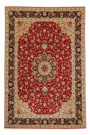 Tapis persan - Tabriz - Royal - 367 x 253 cm - rouge foncé