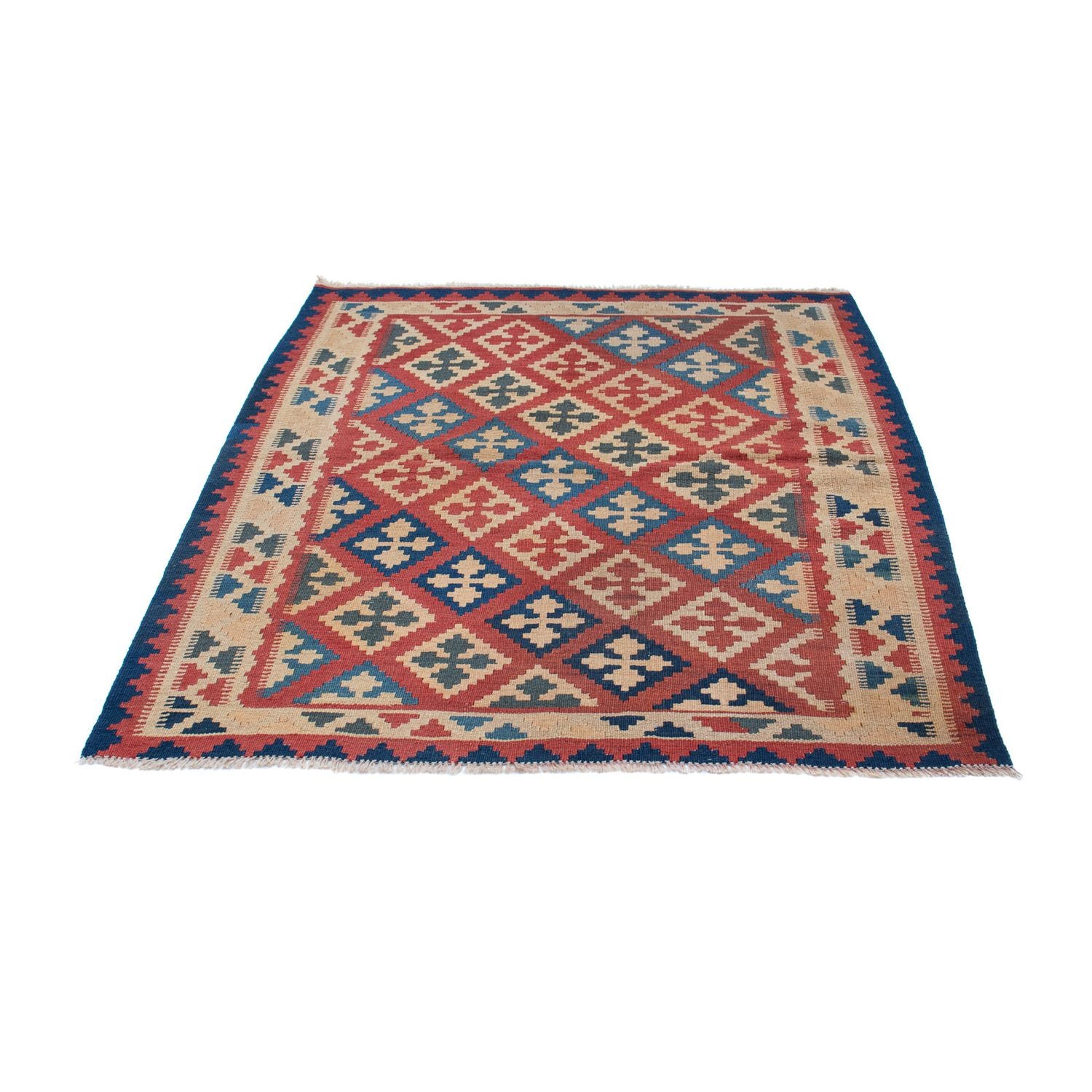Tapis Kelim - Oriental - 143 x 117 cm - multicolore