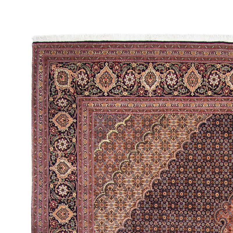 Tapis persan - Tabriz - 310 x 202 cm - bleu foncé