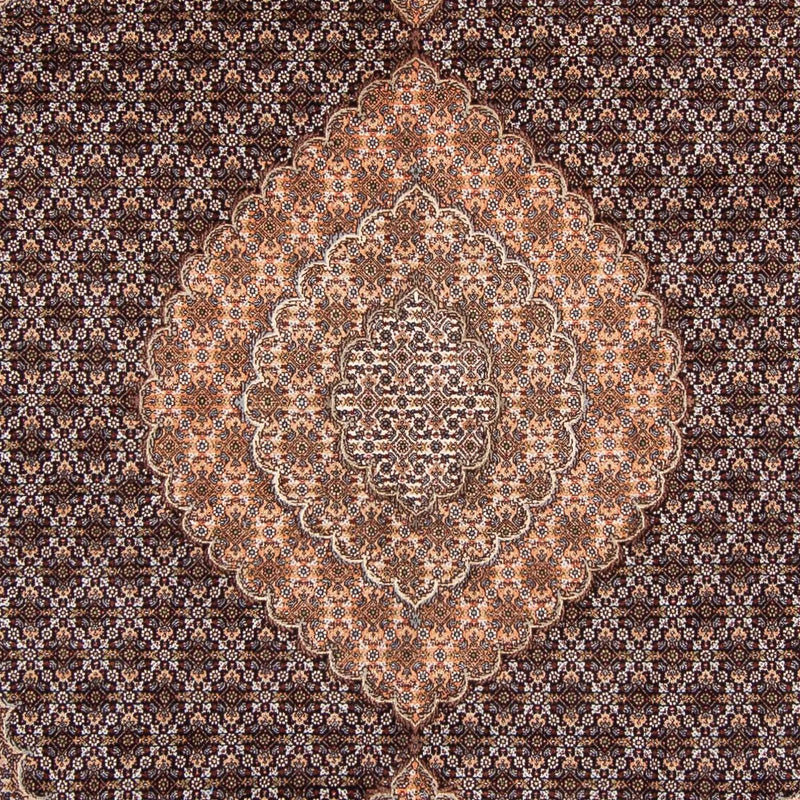 Tapis persan - Tabriz - 293 x 202 cm - bleu foncé