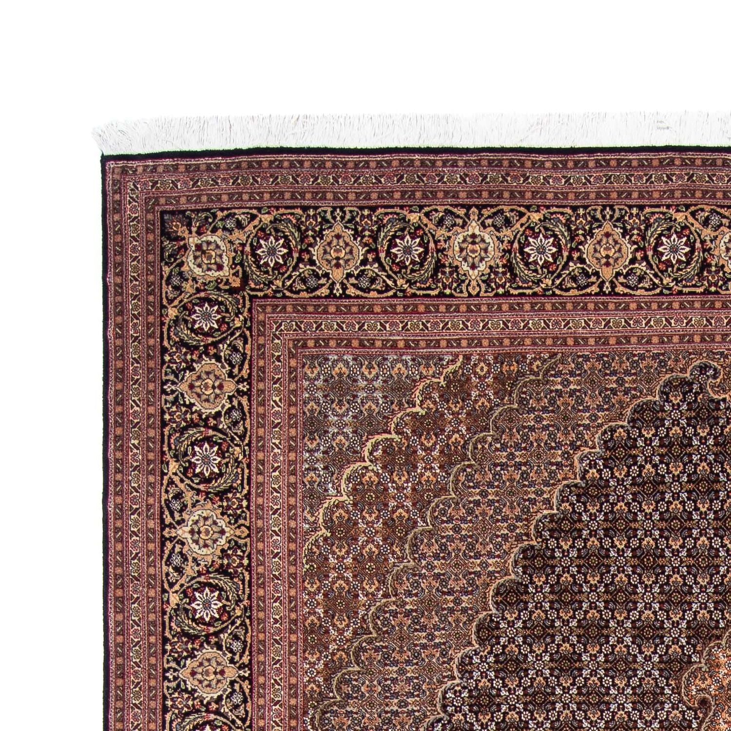 Tapis persan - Tabriz - 293 x 202 cm - bleu foncé