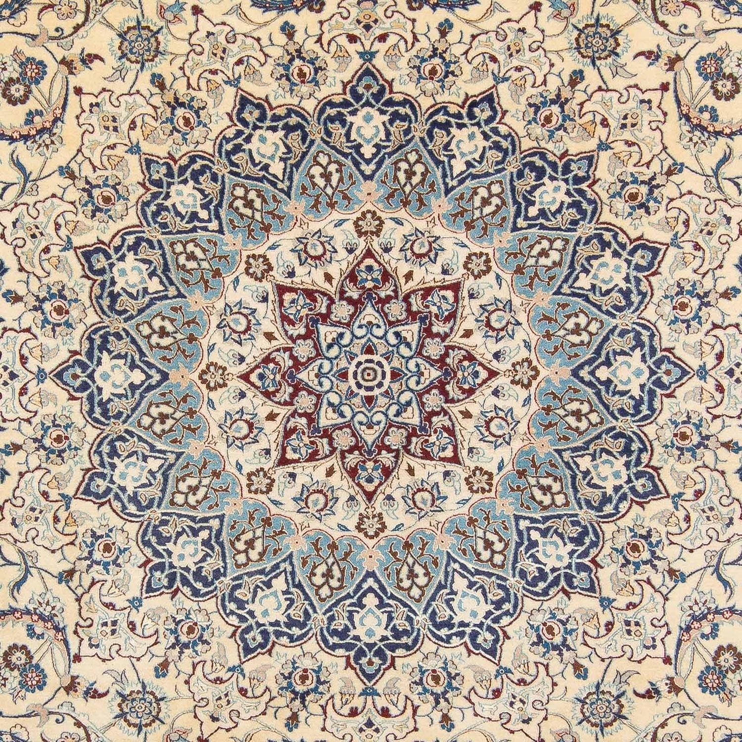 Tapis persan - Nain - 368 x 256 cm - beige