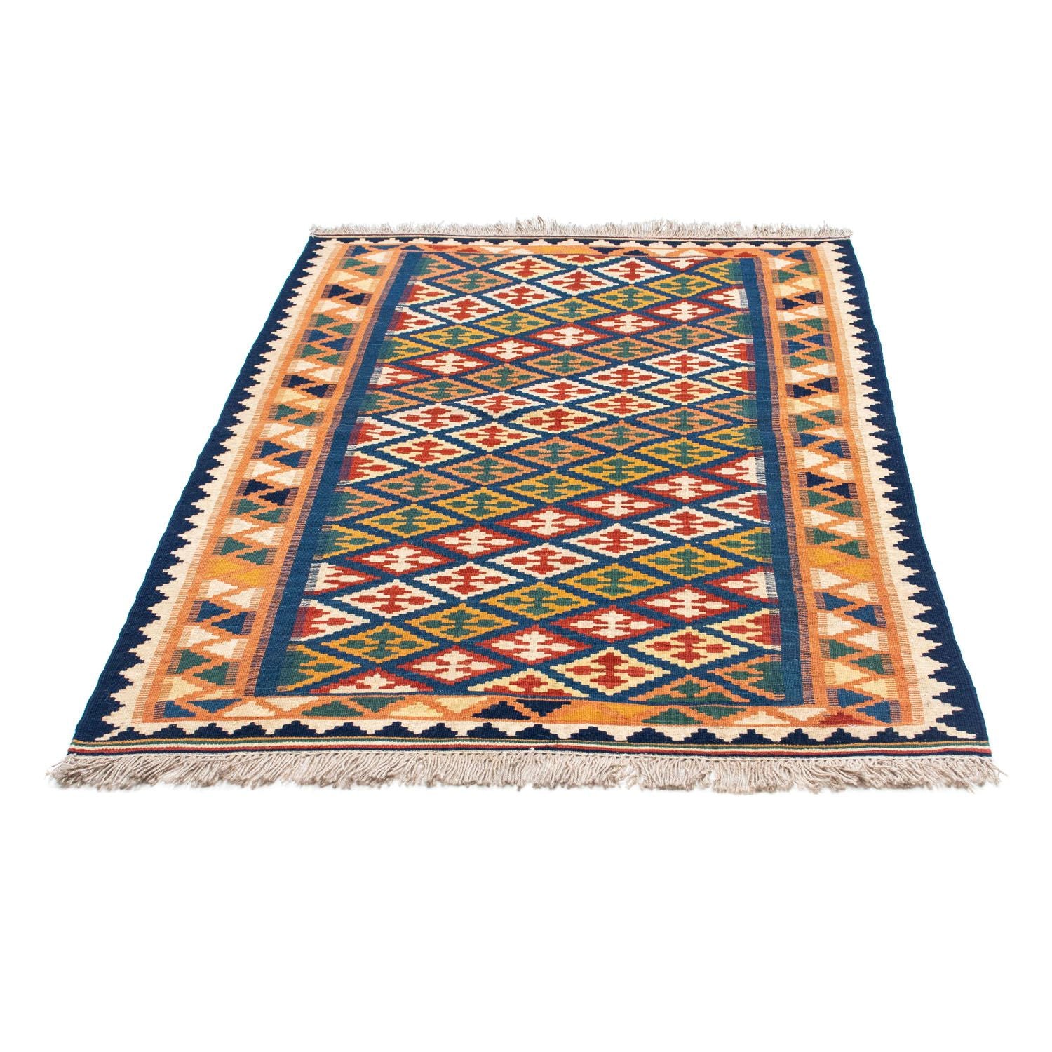 Tapis Kelim - Oriental - 156 x 110 cm - bleu