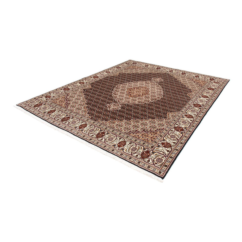 Tapis persan - Tabriz - 254 x 200 cm - bleu foncé