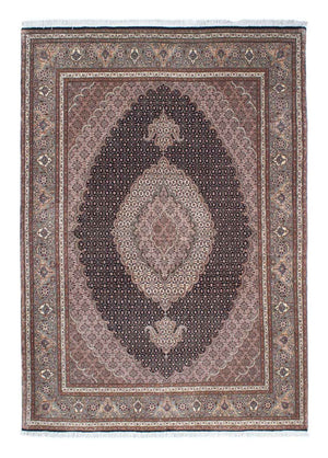 Tapis persan - Tabriz - 209 x 152 cm - marron clair