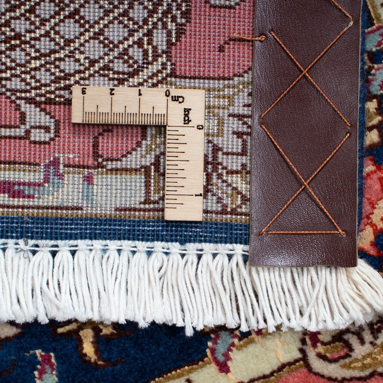 Tapis persan - Tabriz - Royal - 82 x 58 cm - bleu foncé
