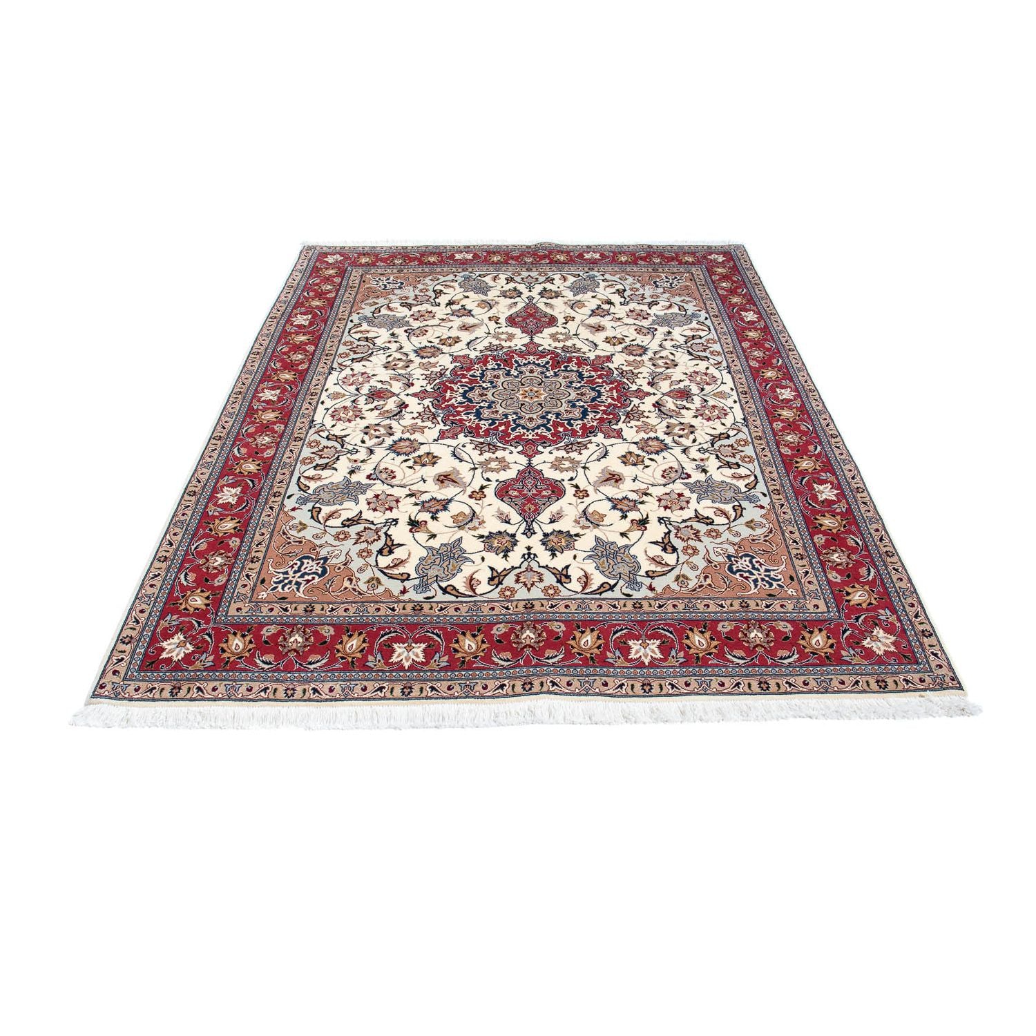 Tapis persan - Tabriz - Royal - 208 x 152 cm - beige