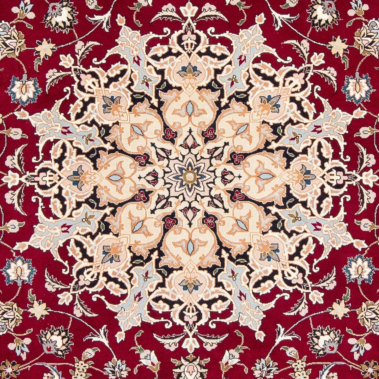 Tapis persan - Tabriz - Royal - 305 x 205 cm - rouge foncé