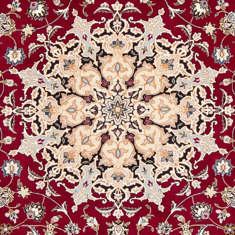 Tapis persan - Tabriz - Royal - 305 x 205 cm - rouge foncé