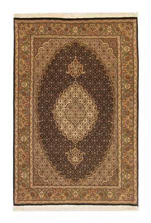 Tapis persan - Tabriz - Royal - 153 x 102 cm - bleu foncé