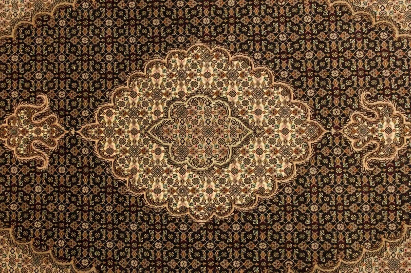 Tapis persan - Tabriz - Royal - 153 x 102 cm - bleu foncé