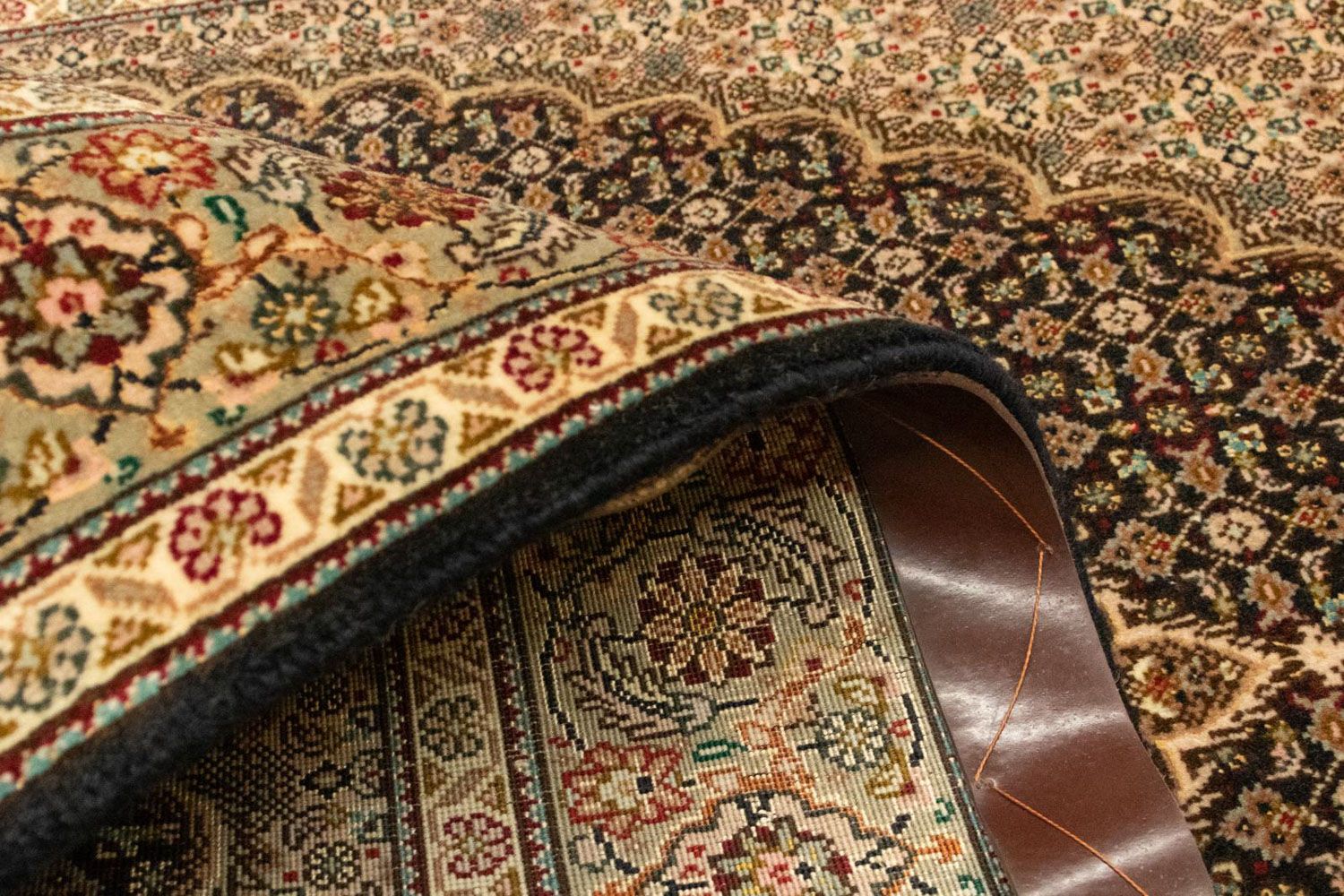 Tapis persan - Tabriz - Royal - 153 x 102 cm - bleu foncé