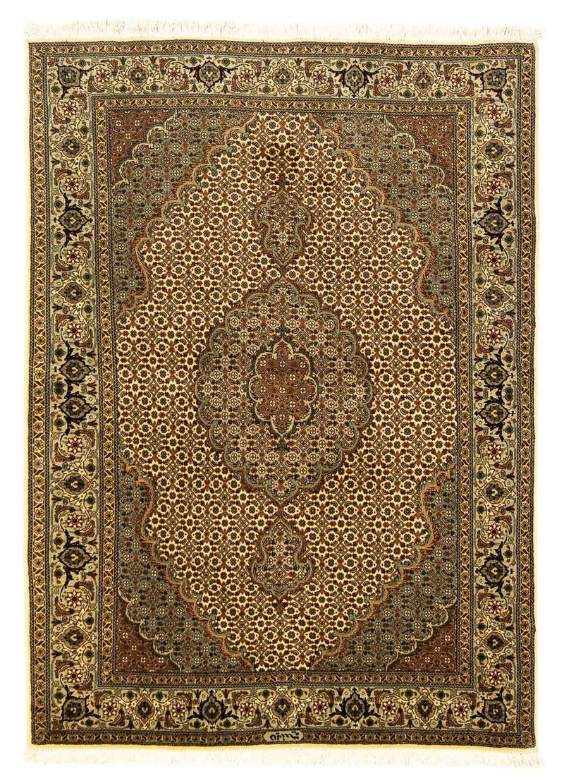 Tapis persan - Tabriz - Royal - 155 x 105 cm - beige
