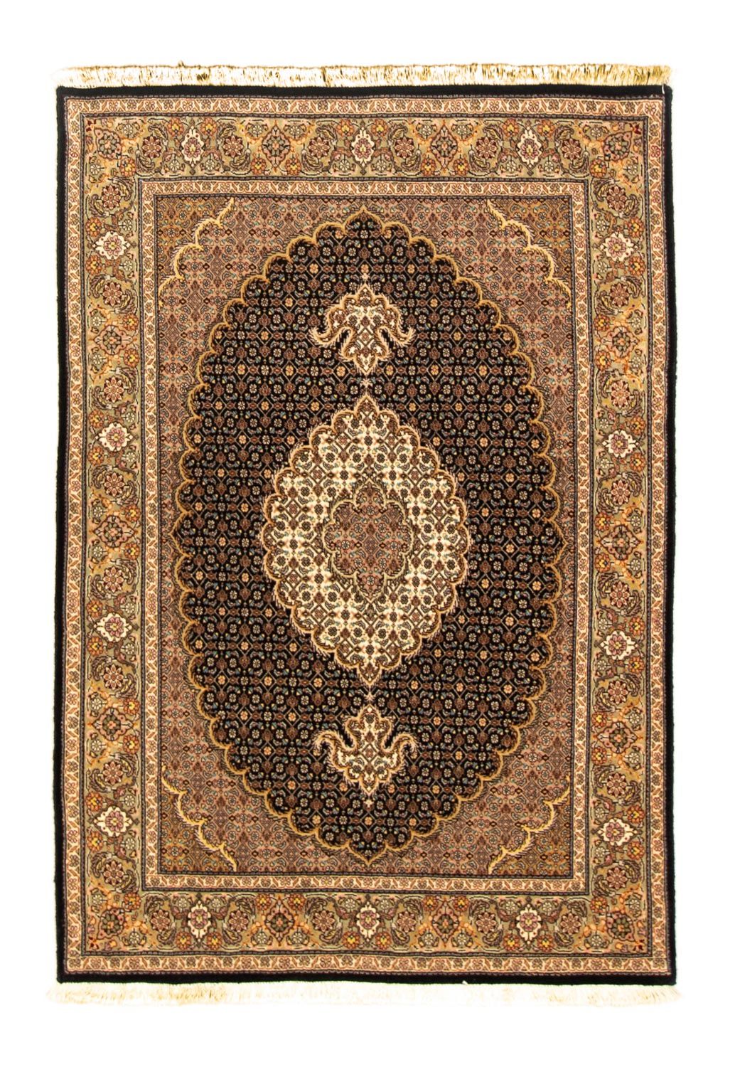 Tapis persan - Tabriz - 145 x 104 cm - noir