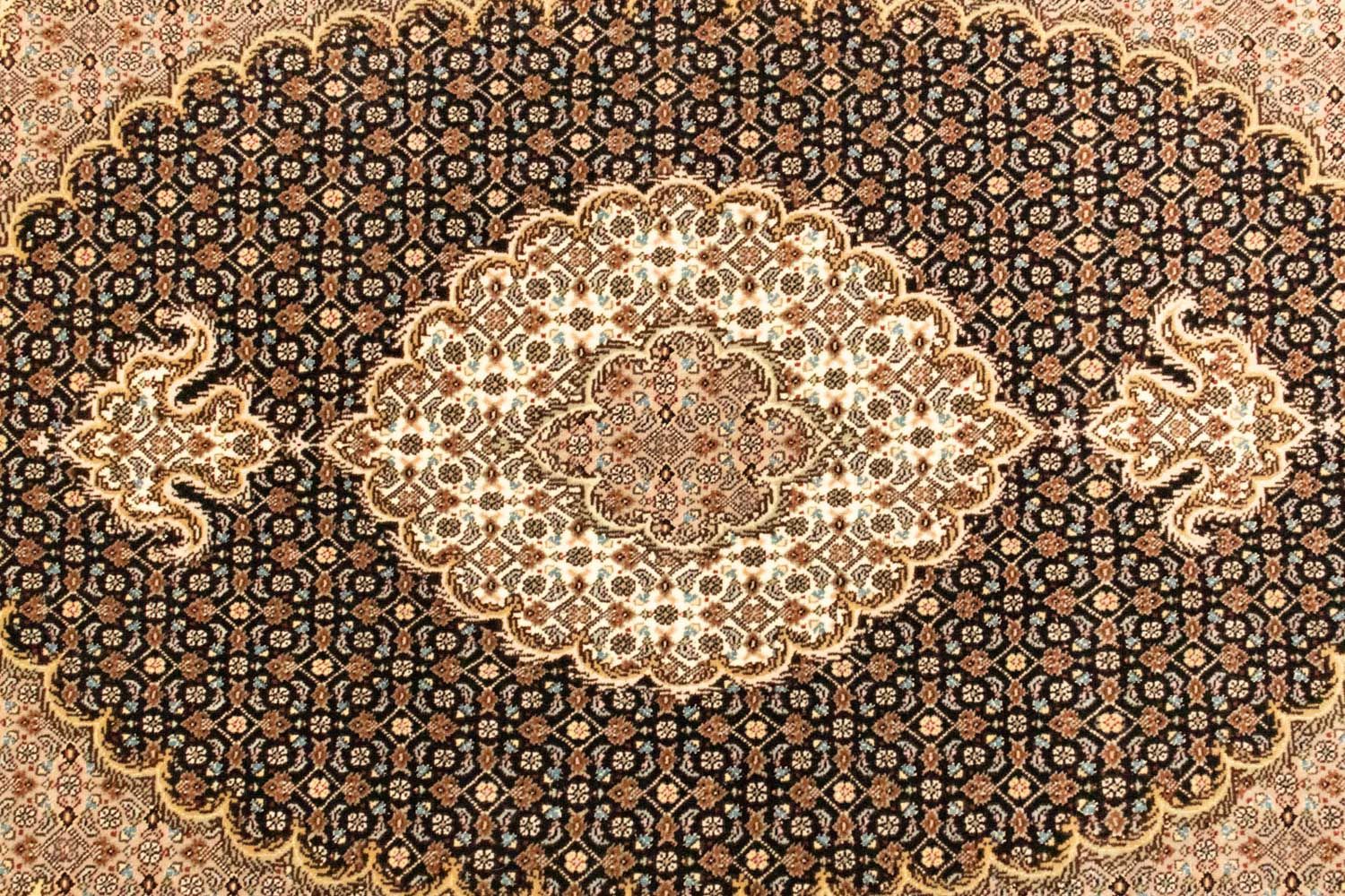 Tapis persan - Tabriz - 145 x 104 cm - noir