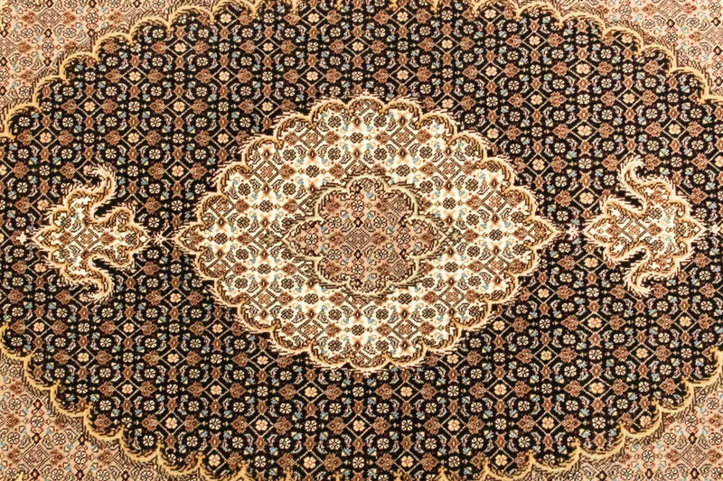 Tapis persan - Tabriz - 145 x 104 cm - noir