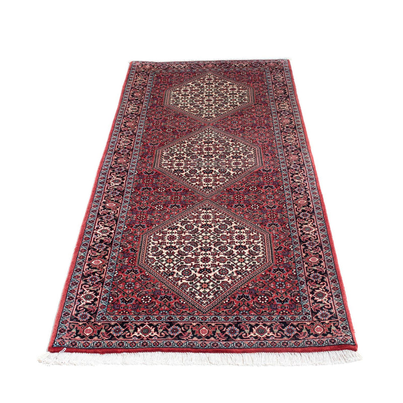 Tapis de couloir Tapis persan - Bidjar - 191 x 73 cm - rouge clair