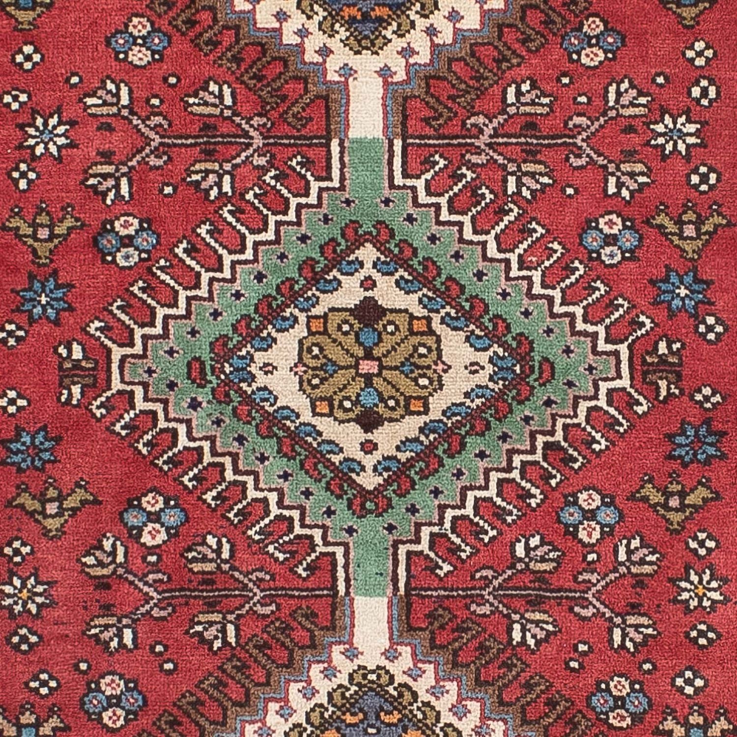 Perserteppich - Nomadic 281 x 75 cm - rot