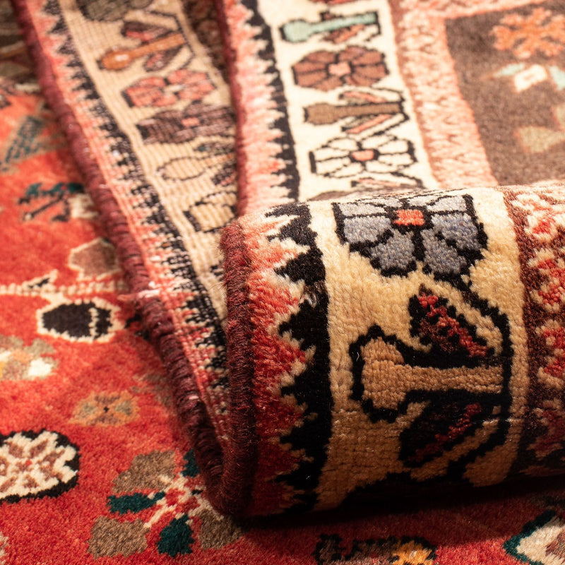 Tapis persan - Nomadic - 304 x 206 cm - rouge foncé