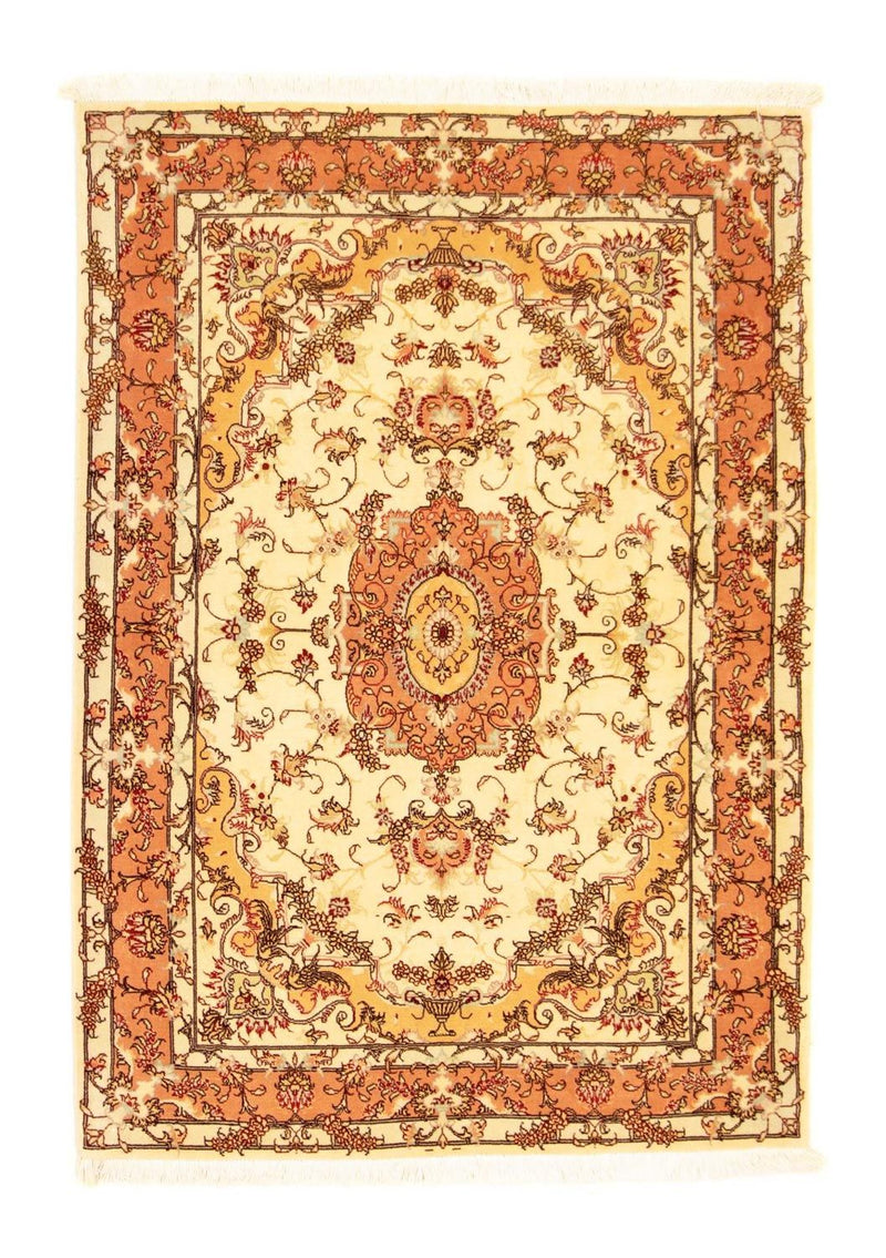 Tapis persan - Tabriz - Royal - 147 x 104 cm - beige