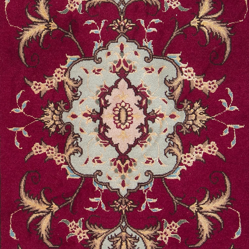 Tapis persan - Tabriz - Royal - 87 x 60 cm - rouge foncé